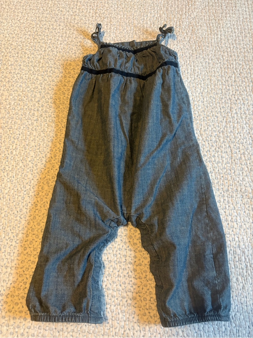Baby Gap Denim Cotton Jumpsuit